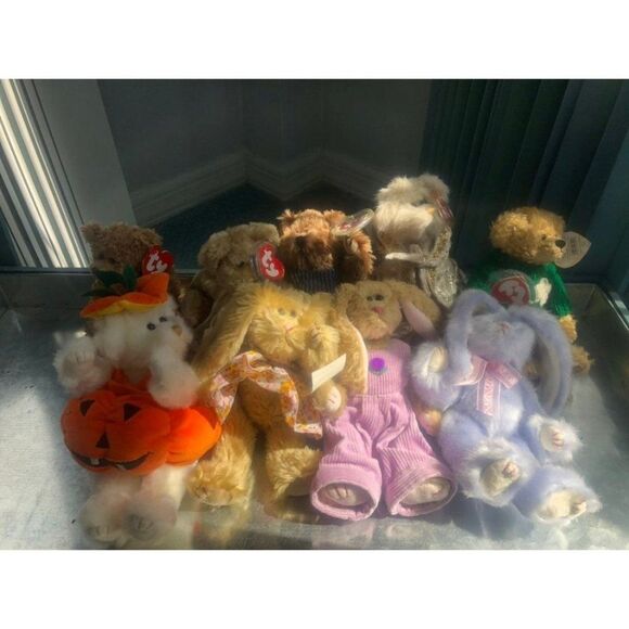 TY Attic treasures series Collectible beanie babies set of 9 - Picture 2 of 7